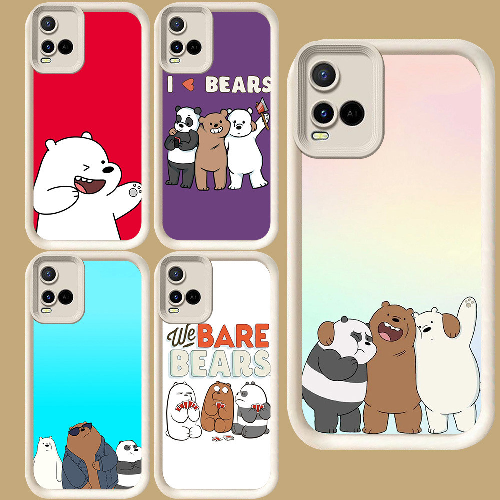 R107 We-Bare-BearsปลอกสําหรับVIVO Y21e Y02t Y02S Y21s V30 V30E Y73 V20 Pro Y21 Y02 Y33E Y02a Y21t V2