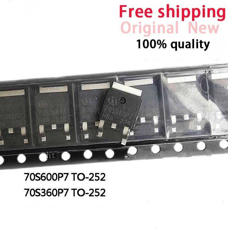 ชิ้น 10 ใหม่ 70S360P7 IPD70R360P7S 70S600P7 IPD70R600P7S TO-252 700V 34A ชิป IC สต็อกขายส่ง