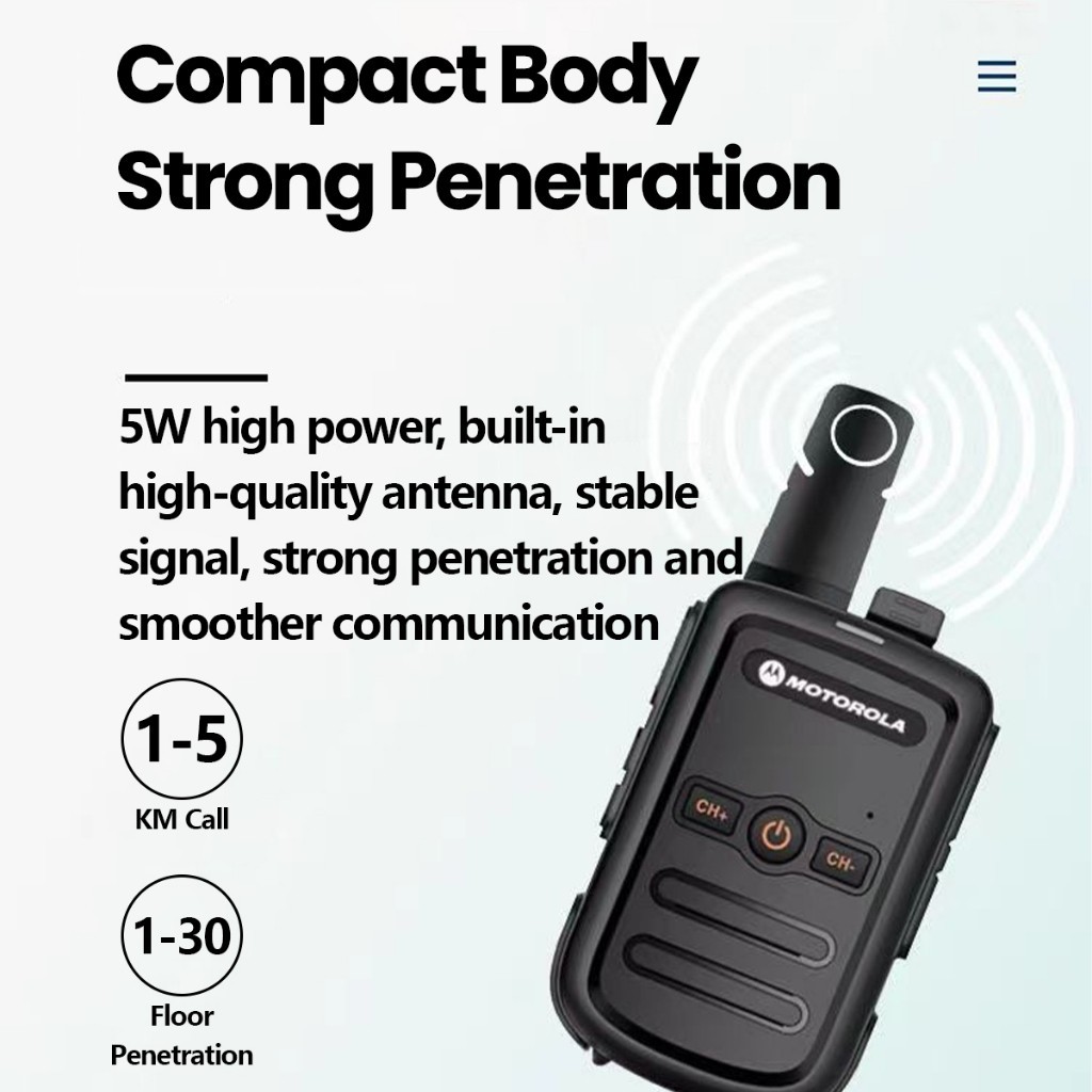 Moto C51 Radio 5W 16CHS 400-470Mhz 1-5KM