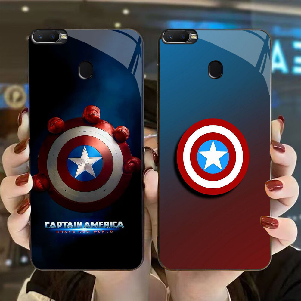 YZ-85ปลอกแก้วกัปตันอเมริกาสําหรับRealme A11K F5 A5S F9 F7 A7 2 A12 A12S Pro