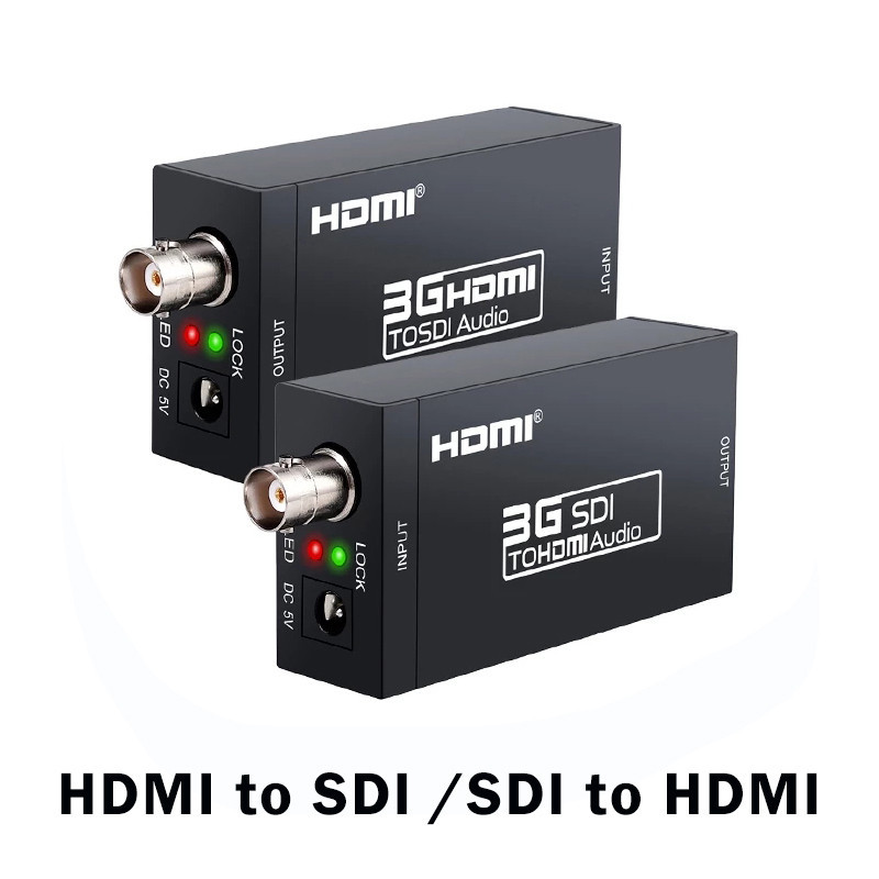 3g SDI to HDMI Converter HDMI to SDI 1080P SDI/HD-SDI/3G-SDI HDMI to BNC Audio Video Adapter 780P 10