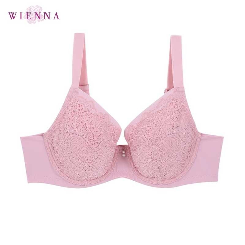 Hot●Wienna Db41484 เสื้อชั้นในเวียนนา สีขาว สีเนื้อ สีดำ สีฟ