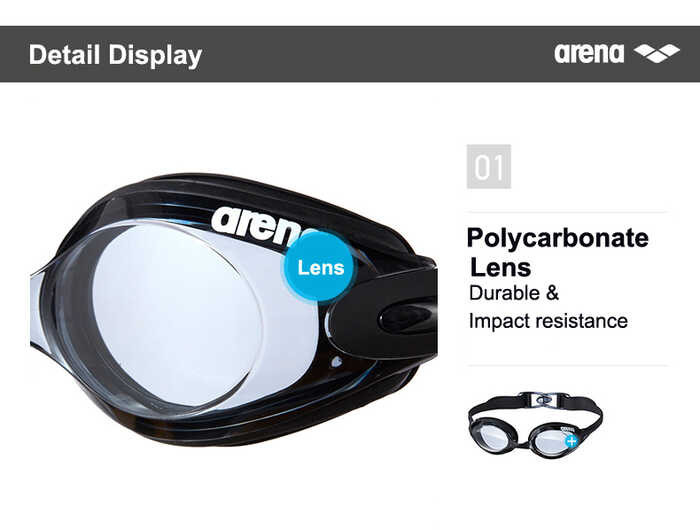 5 Arena New Arrival Swimming Goggles For Adult Adjustable Swim Eyewear Waterproof Agy-8300X