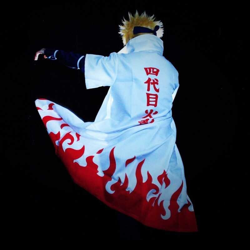 Naruto Anime Costume 4Th Hokage Akatsuki Cloak Sasuke Uchiha Cosplay Cape Cardigan Coat Itachi Hood