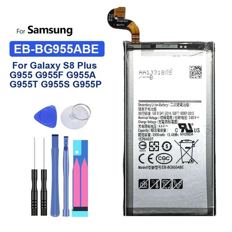 แบตเตอรี่ทดแทนโทรศัพท์มือถือสำหรับ Samsung Galaxy S8 Plus G955 G955F G955A G955T G955S G955P