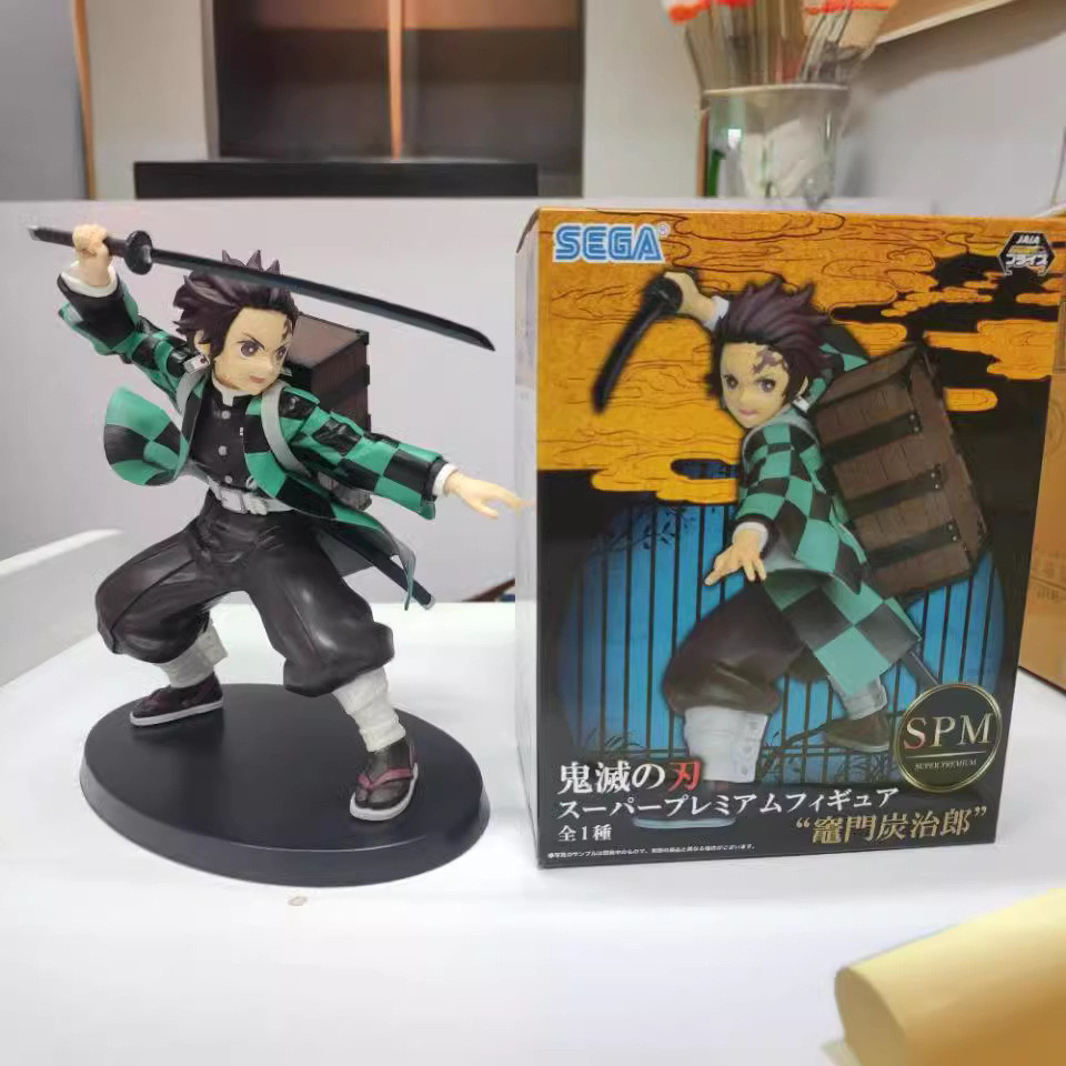 Sega SEGA Demon Slayer Kamado Tanjiro กระเป๋าเป้สะพายหลัง SPM Jingpin Figure Boxed Model