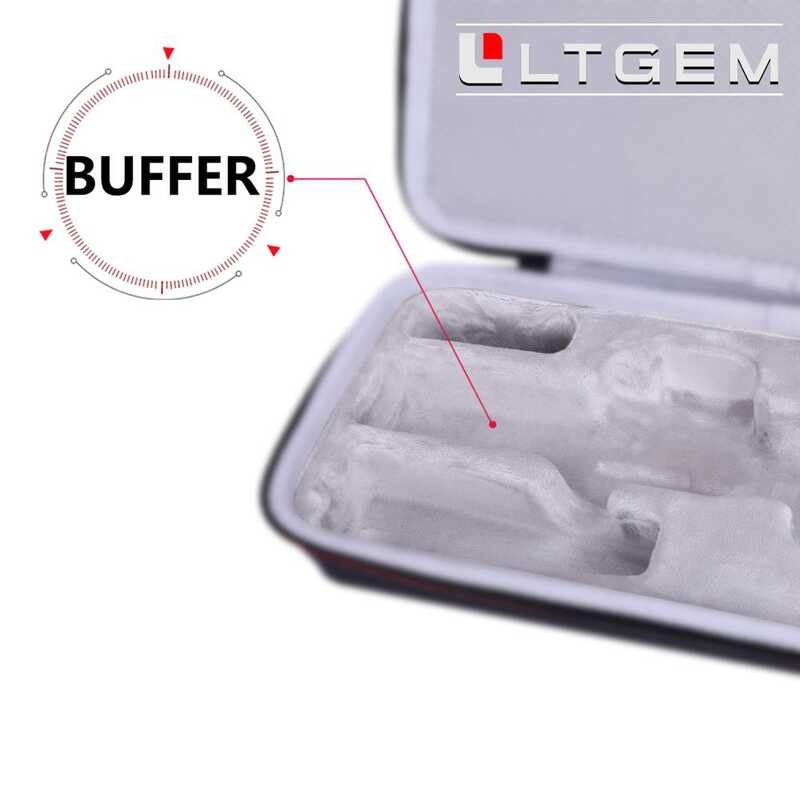 Δ เคสแข็ง LTGEM EVA สำหรับ Zhiyun Smooth 4 แกน 3 แกนมือถือ PTZ Stabili