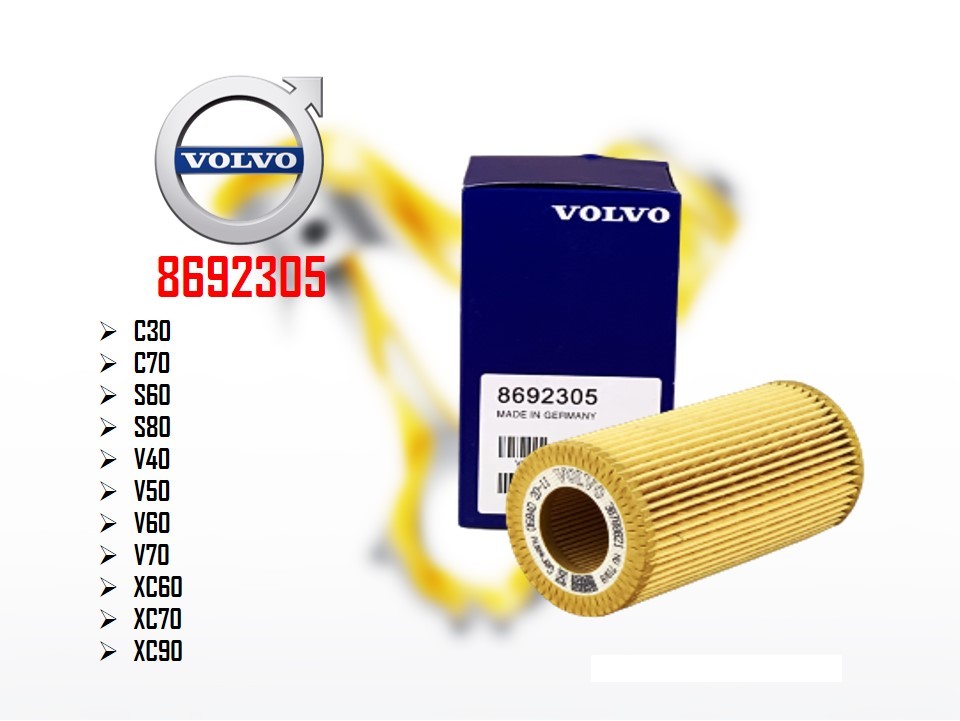 Volvo - XC60 XC70 XC90 S60 S80 C30 C70 V40 V50 V60 V70 Focus Mondeo 4.3L 5.0L 5.7L กรองน้ํามัน 86923