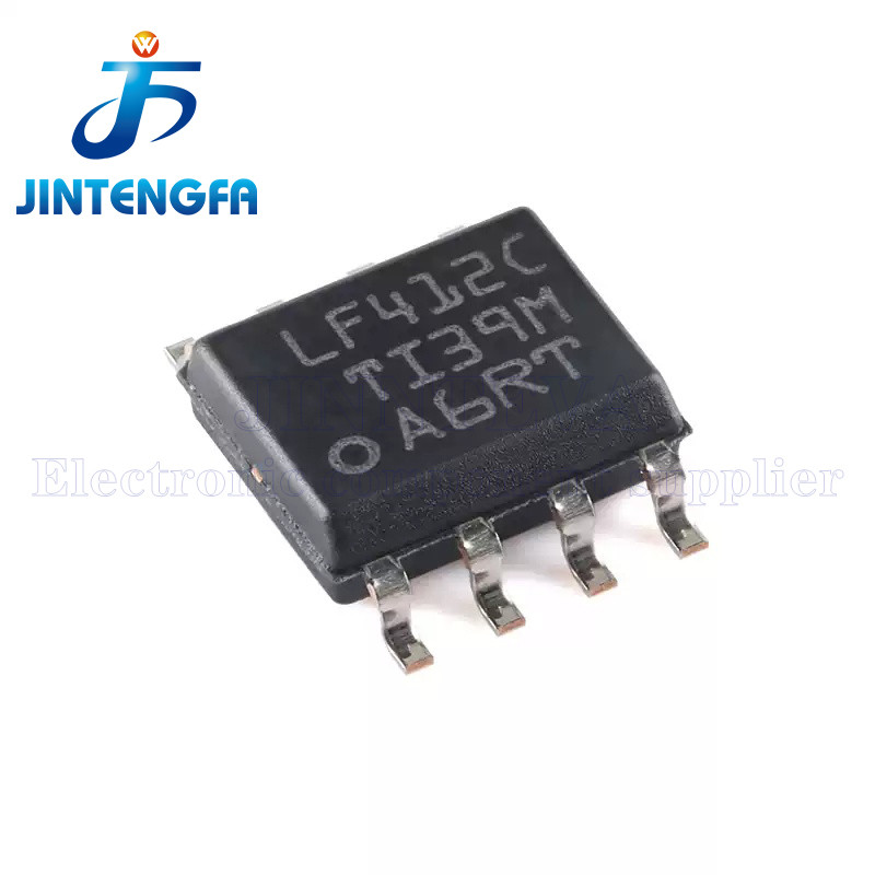 10PCS LF412CDR SOP-8 LF412C LF412 SMD ชิป Dual JFET-INPUT Operational เครื่องขยายเสียง IC