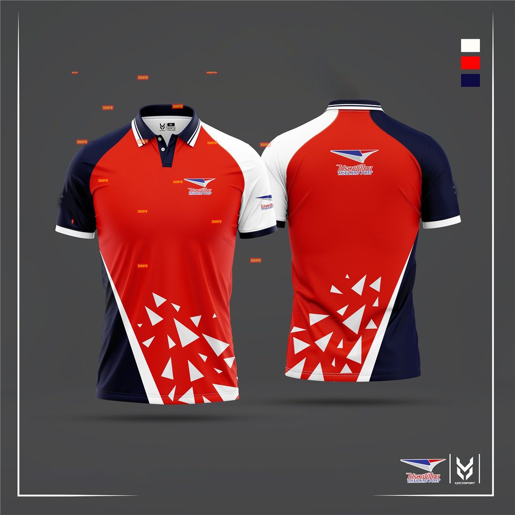เสื้อโปโล ไปรษณีย์ไทย ไปรษณีย์ ขนส่ง เสื้อคอปก ผ้าดี หนานุ่ม ใส่สบาย ใส่ได้ทั้ง ช/ญ