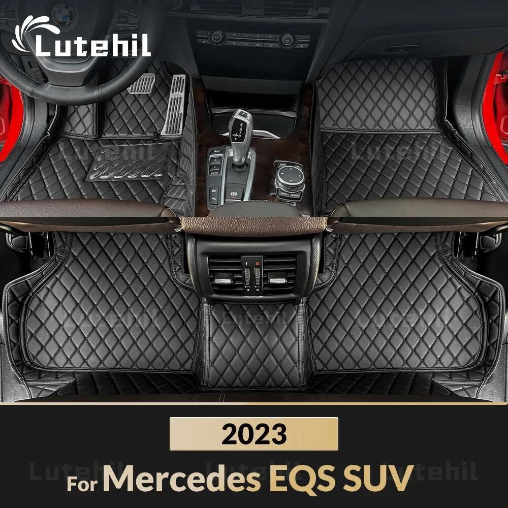 Custom รถสําหรับ Mercedes EQS SUV 2023 รถยนต์พรมภายในรายละเอียดอุปกรณ์เสริมแผ่นป้องกัน