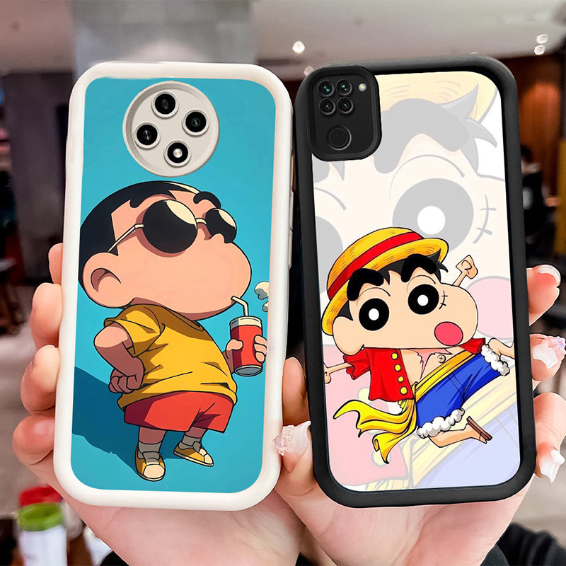 WF10 Crayon Shin-chan เคสกันกระแทกสําหรับ Xiaomi Redmi Note 8 9 9S Poco M2 Pro Max