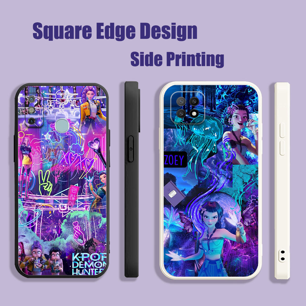 เคสสําหรับ iPhone 11 Pro Max 12 6 6s Plus SE kpop นักล่าปีศาจ Zoey จาก kdh FXP11 เคสโทรศัพท์ขอบสี่เห