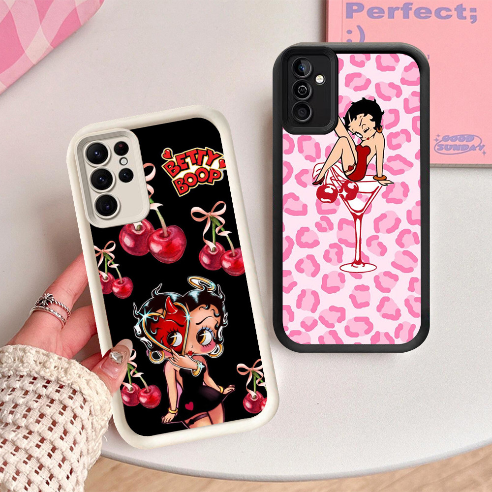 NA-5 B-Betty B-Boop เคสกันกระแทกสําหรับ Samsung A55 A54 M15 S25 S24 S21 FE Ultra