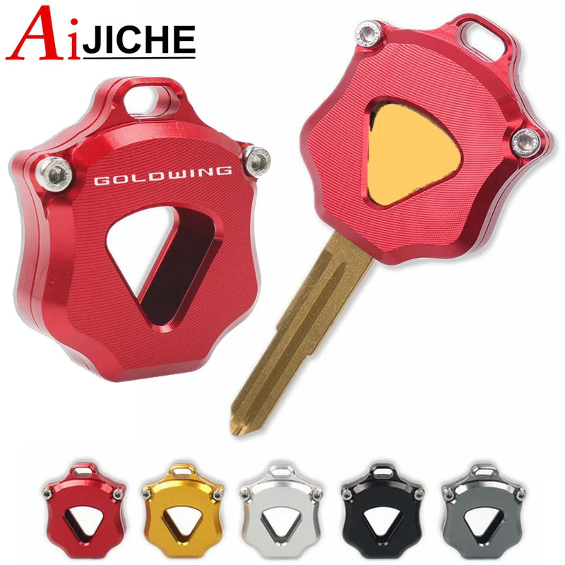รถจักรยานยนต์ CNC ฝาครอบกุญแจเชลล์คีย์สําหรับ HONDA GOLDWING 1500 Gold wing 1800 GL1800 GL1500