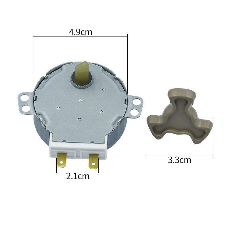 เหมาะสําหรับอุปกรณ์ไมโครเวฟ Midea ถาดแผ่นเสียงแก้วมอเตอร์ 50TYZ-0.1 B04 มอเตอร์ซิงโครนัส 220V