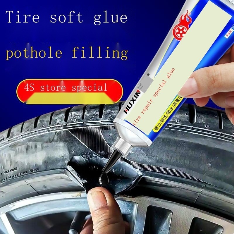 Strong Tire Rubber Side Flaw Glue Crack Crack Stick Scratch Scratched Rubber Outer Tire Wall Repair
