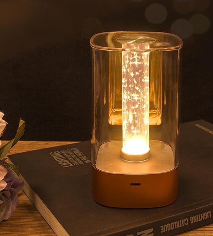 Palide ผลิตภัณฑ์ใหม่ข้ามพรมแดน LED โคมไฟบรรยากาศแบบสัมผัสโคมไฟข้างเตียงห้องนอนบาร์ร้านอาหารสวนเทศกาล USB Night