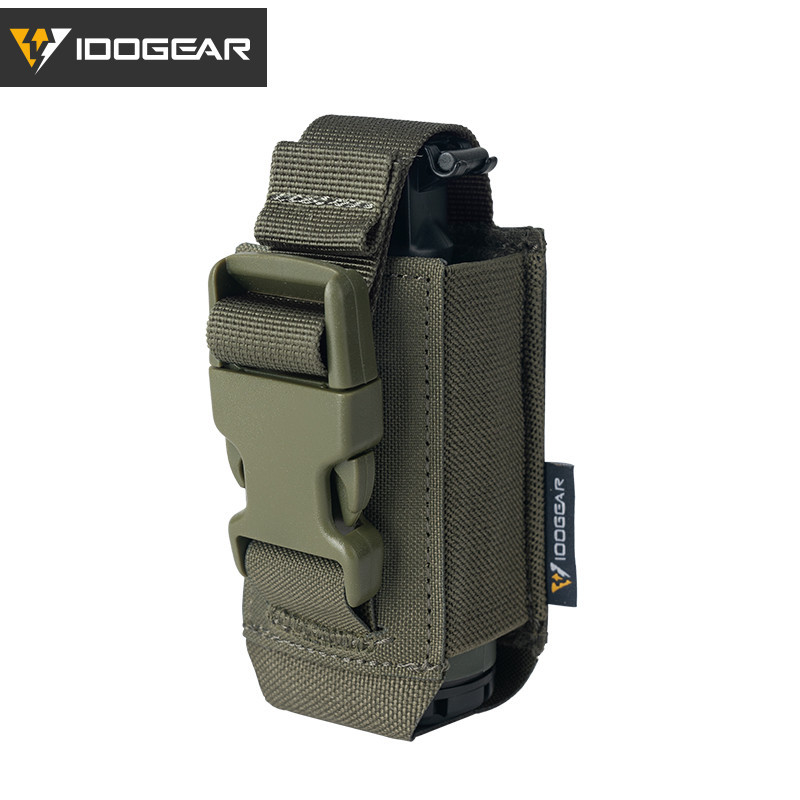Idogear Tactic ไฟฉายกระเป๋า Quick Release กระเป๋าเครื่องมือมัลติฟังก์ชั่น MOLLE ระบบ 9 มม. กระเป๋า Mag 3593