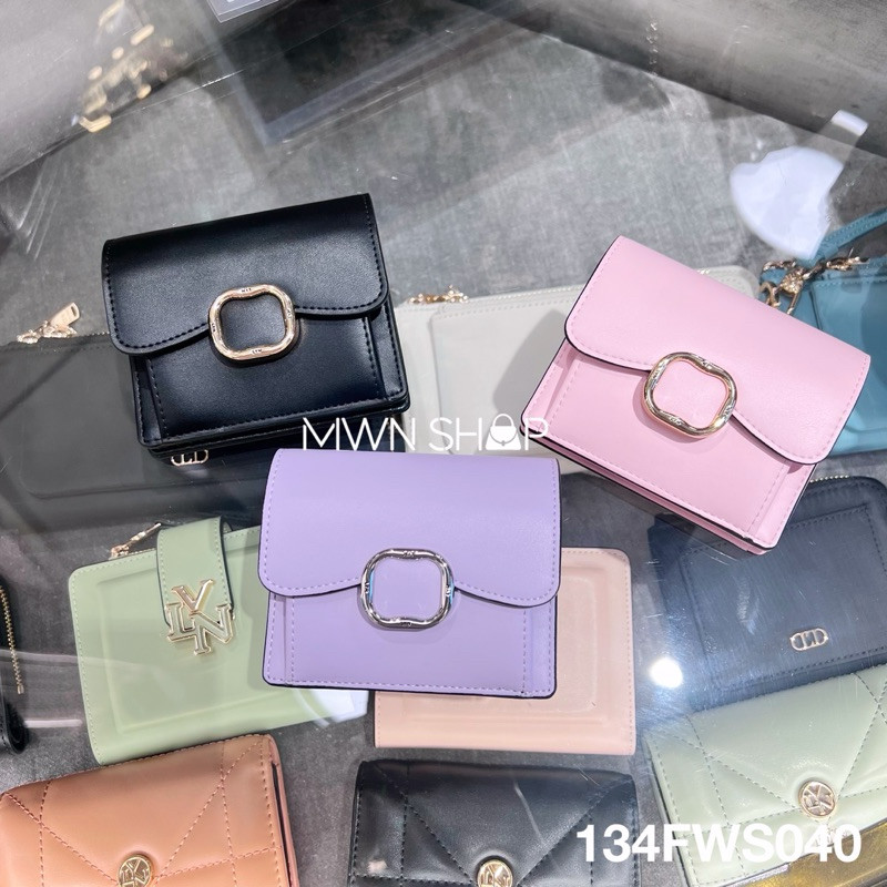 Lyn มีโค้ดลด30% polaris short wallet กระเป๋าสตางค์ใบสั้น ของแท้จากชอป