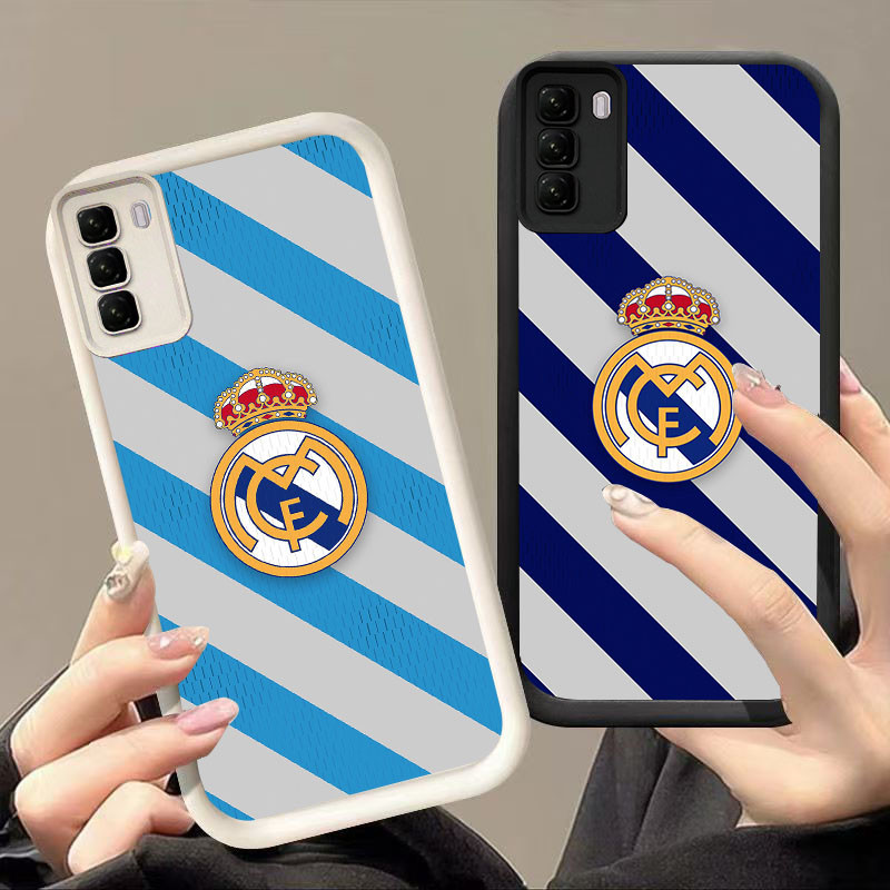 YZ-162 real Madrid ปลอกกันกระแทกสําหรับ Infinix Tecno ITEL HOT POP Pova Spark 8 50 9 Infi Camon RS4 