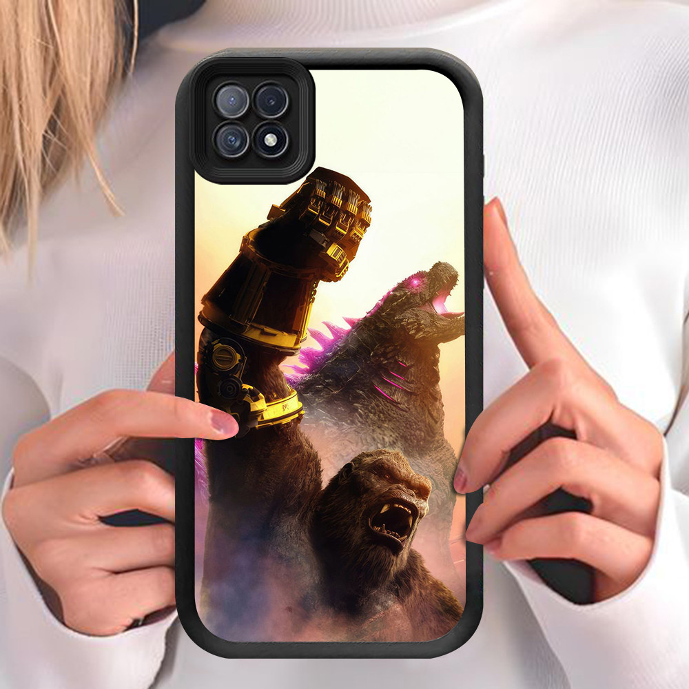 NA-36 Godzilla vs Kong2 เคสกันกระแทกสําหรับ OPPO A93 A16E A16K F17 Reno 4F Realme C20A C11 C20 Pro