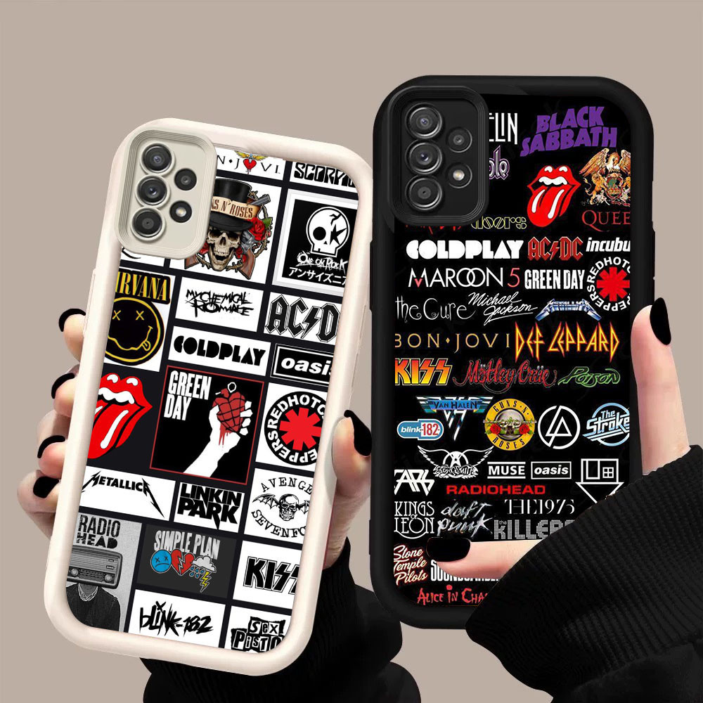 DF-92 Nirvana Queen AC DC หรูหราปลอกอ่อนสําหรับ Samsung A32 A52S A52 A33 A73 A23 A72 A13 A53