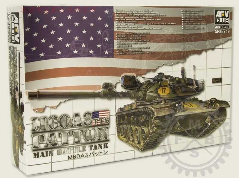 คลับ AFV AFV AF35249 1/35 M60A3 รถถังหลัก Patton