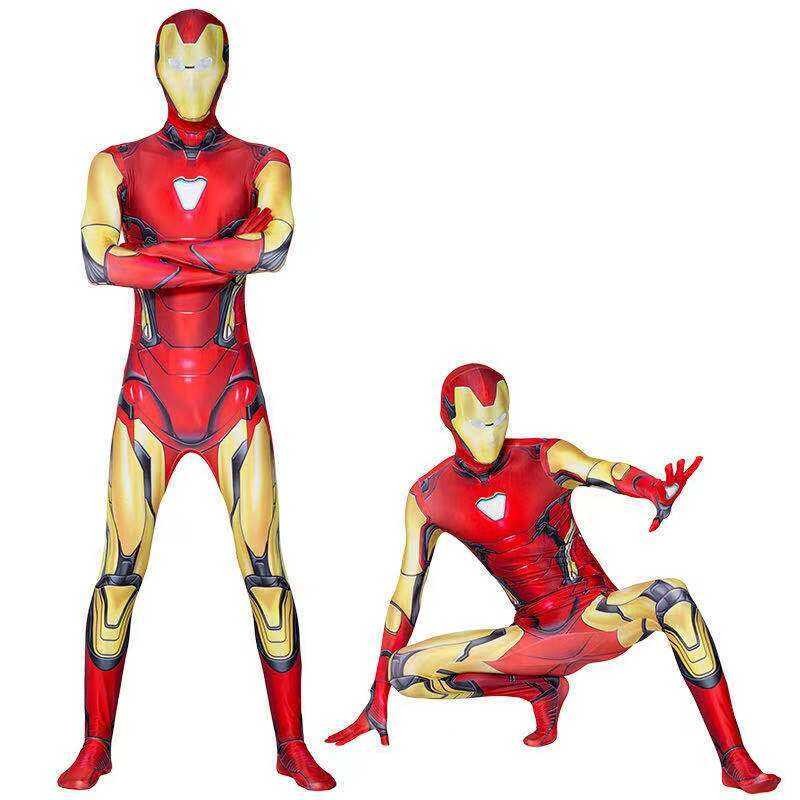 ❤ Homesik Iron Man Mark4 Costume Halloween Fantasy Cosplay, Avengers Jumpsuit Cosplay Suit For