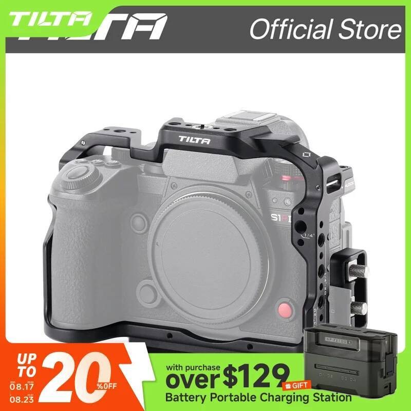 TILTA TA-T80-FCC กรงกล้องเต็มรูปแบบสําหรับกล้อง Panasonic S1R II สําหรับ Lumix S1R II, S5 II, S5 IIX