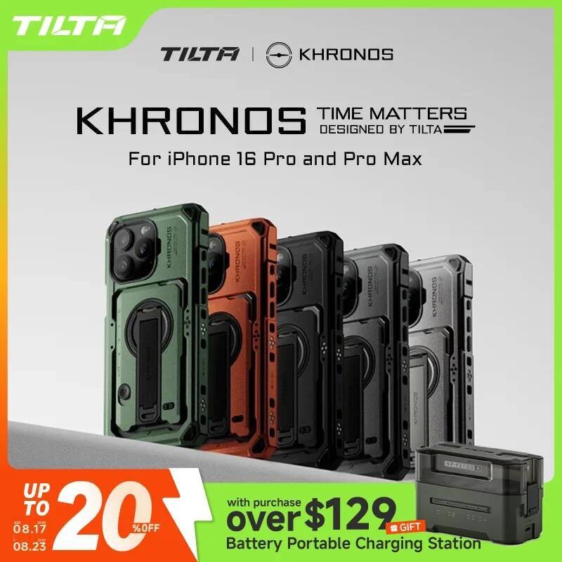 TILTA Khronos Cage kit สําหรับ iPhone 16 Pro/Pro max Kit iPhone พร้อมเคสการ์ดแม่เหล็ก
