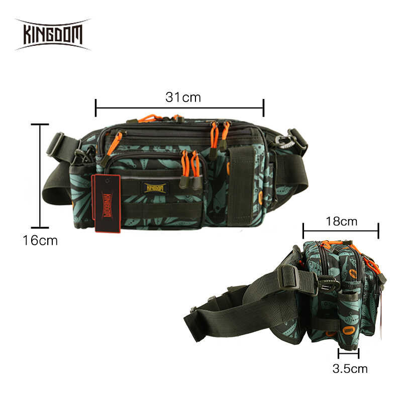 ➧ Kingdom Lyb-12 Fishing Tackle Pack 31 18 * 16 ซม. 681G
