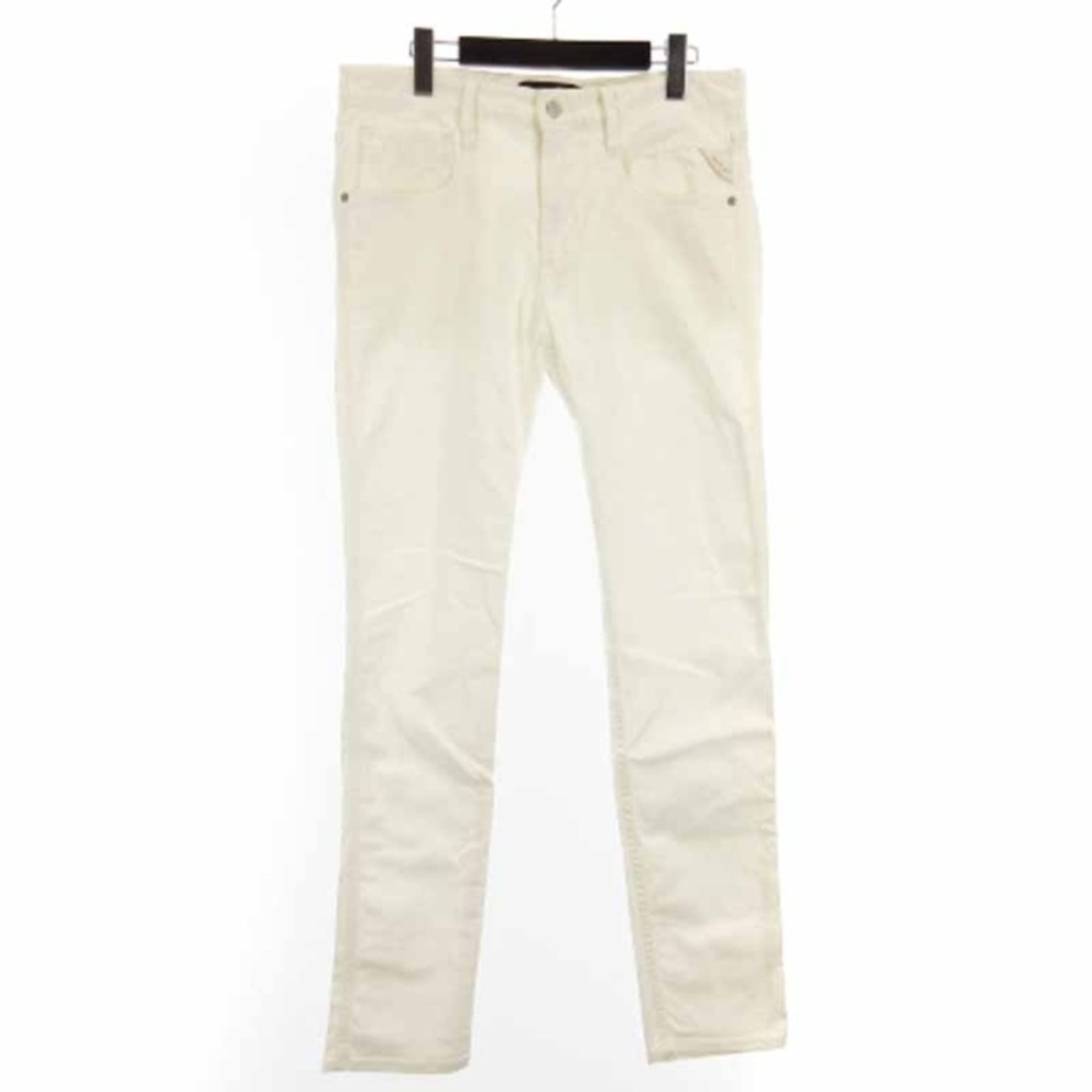Replay Ambus Denim Pants Jeans Slim White W31 ส่งตรงจากญี่ปุ่น มือสอง
