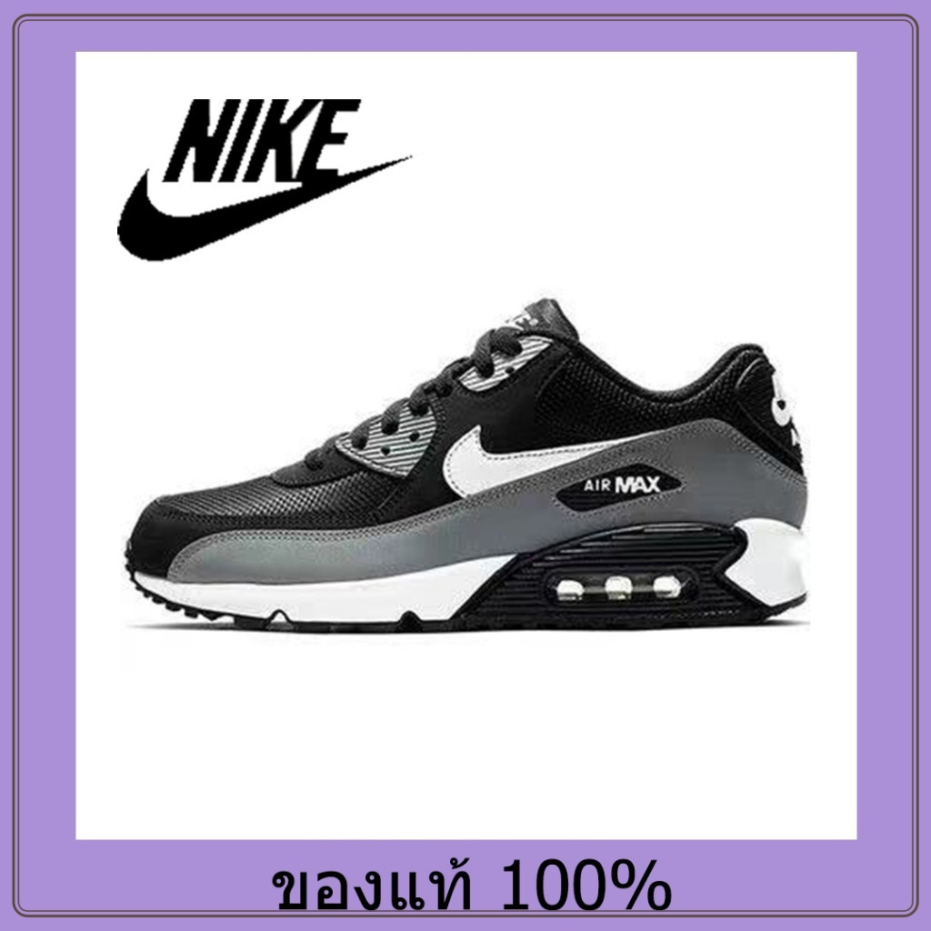 ของแท้อย่างเป็นทางการ Nike AIR Max 90 รองเท้าผ้าใบผู้ชายและผู้หญิง