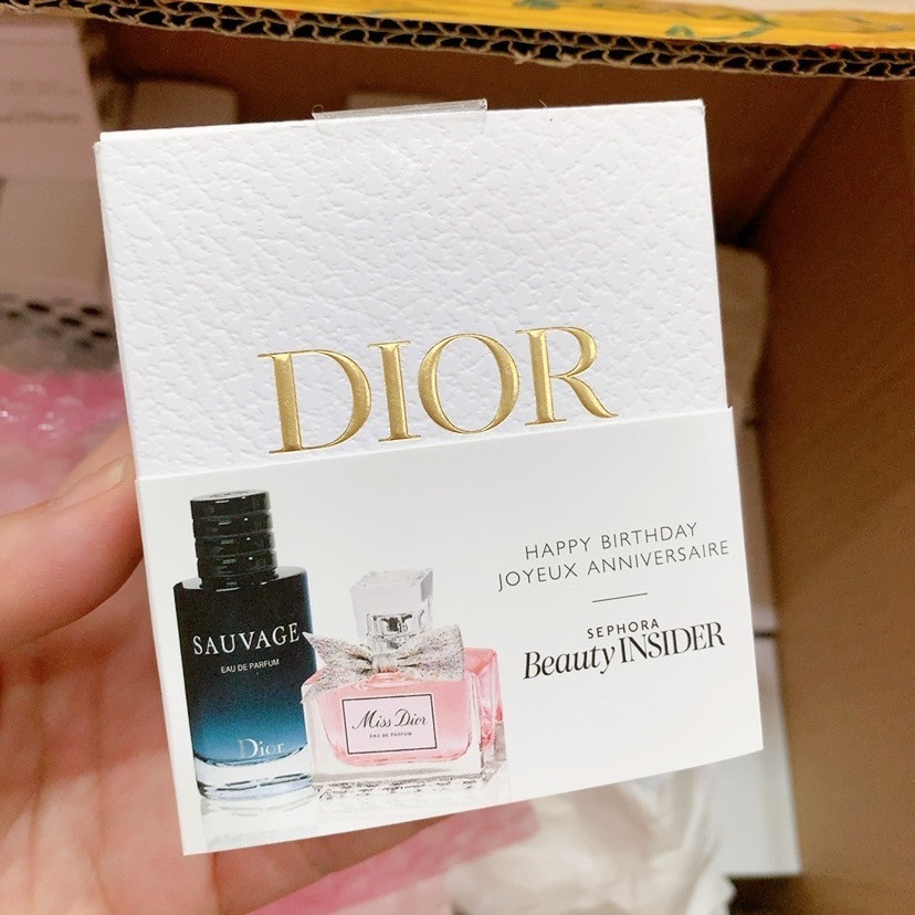 ♞,♘Set Dior Fragrance Birthday Anniversaire (Sauvage EDP + Miss EDP)