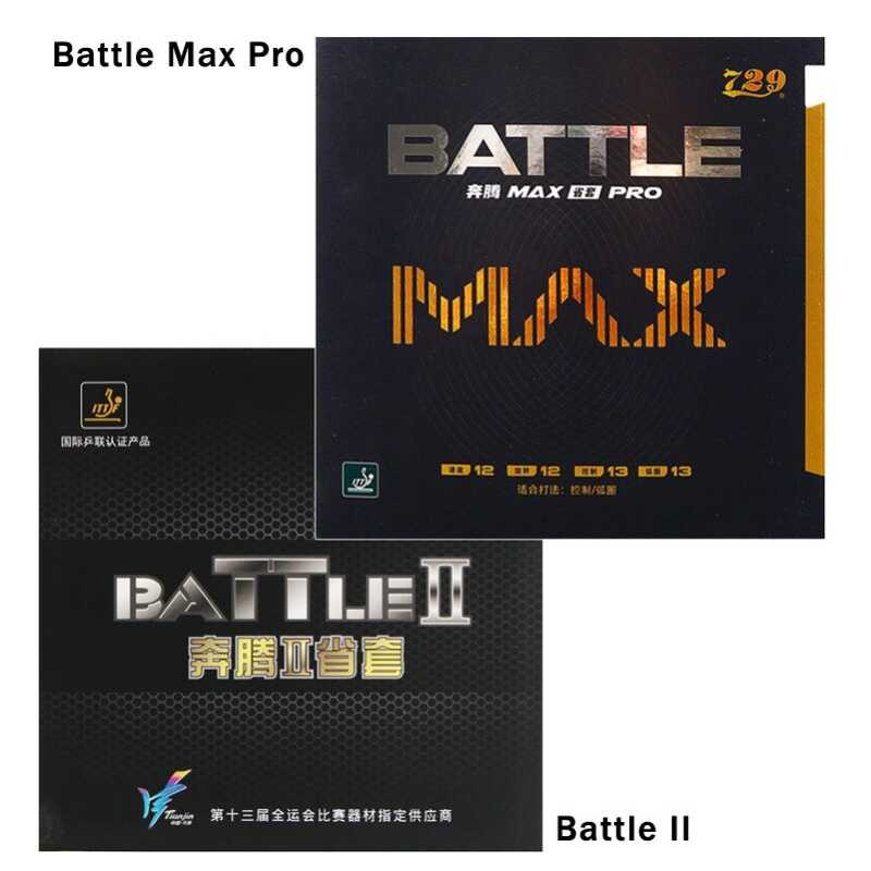 Battle ยางโต๊ะปิงปองมืออาชีพ729 2 Battle Max Pro ยางปิงปองเหนีย