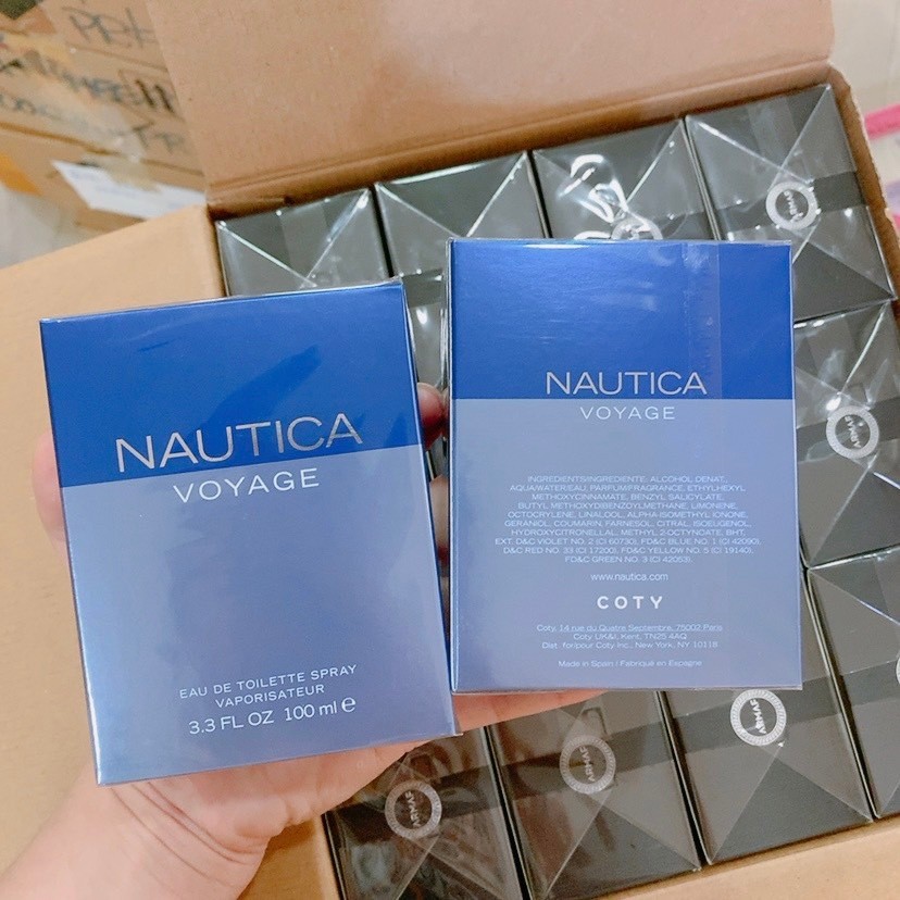♞Nautica Voyage for Men EDT 100 ml. กล่องซีล