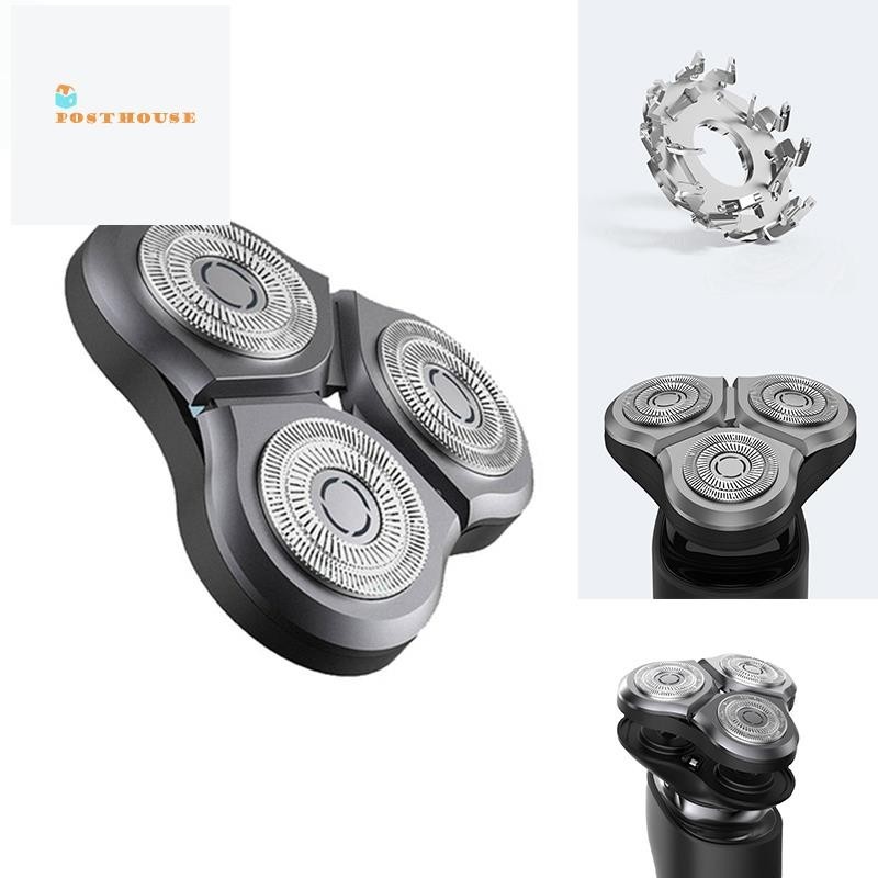 [posthouse]หัวโกนทดแทนสําหรับ Xiaomi Mijia S500 S500C S300 เครื่องโกนหนวดไฟฟ้ามีดโกนใบมีดแห้งเปียกเ