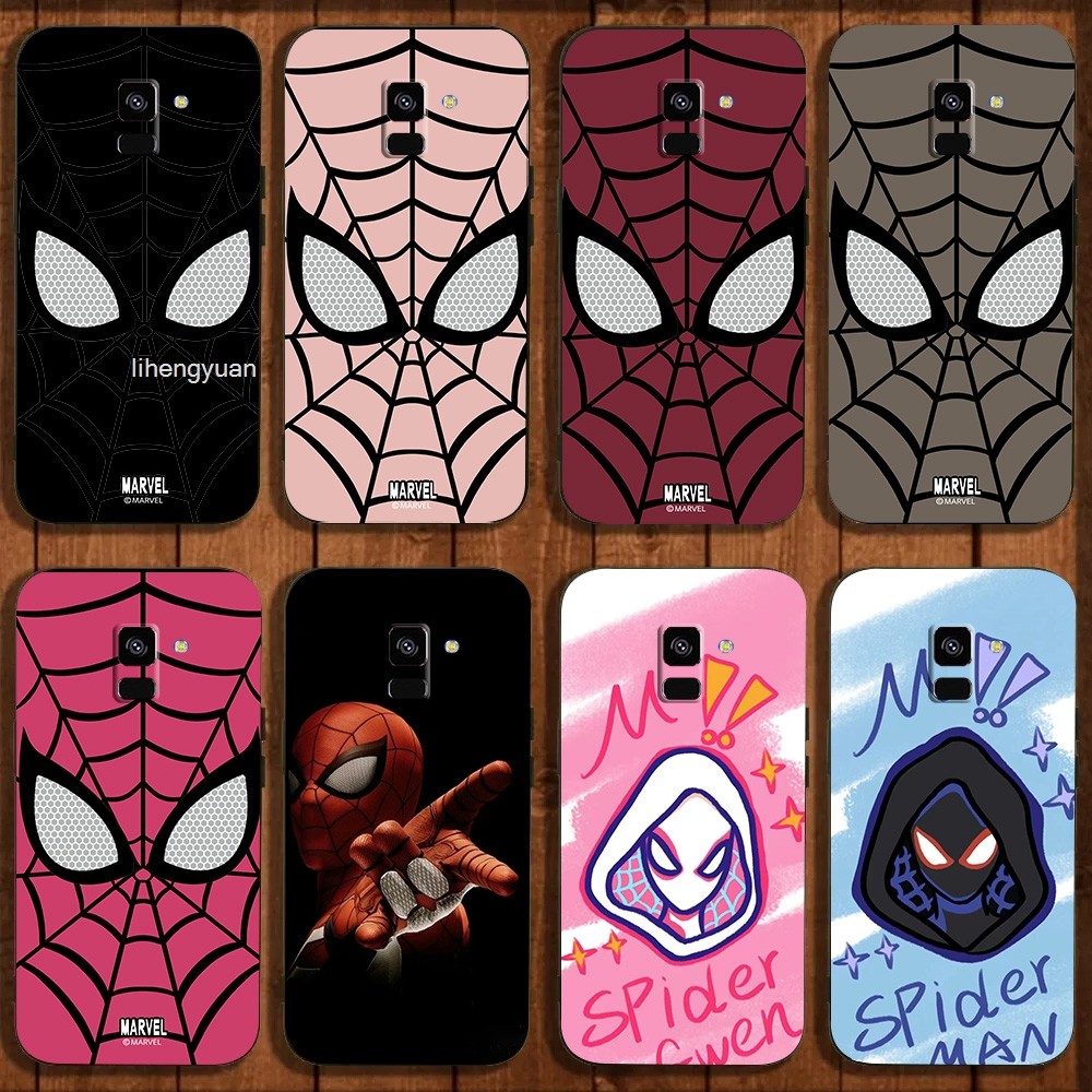 Samsung A8 A5 A530 PLUS 2018 Cool The Spider-Man Case กันกระแทกปกอ่อน