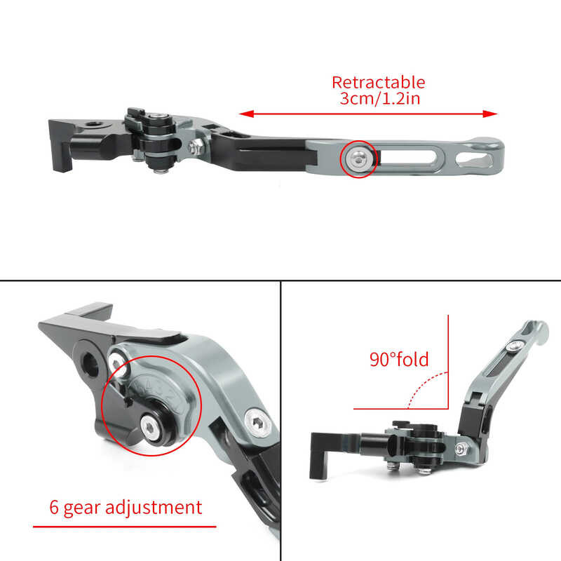 สำหรับ Yamaha XMAX 300 Xmax300 2023 2024 2015 2024 รถจักรยานยนต์ปรับพับ