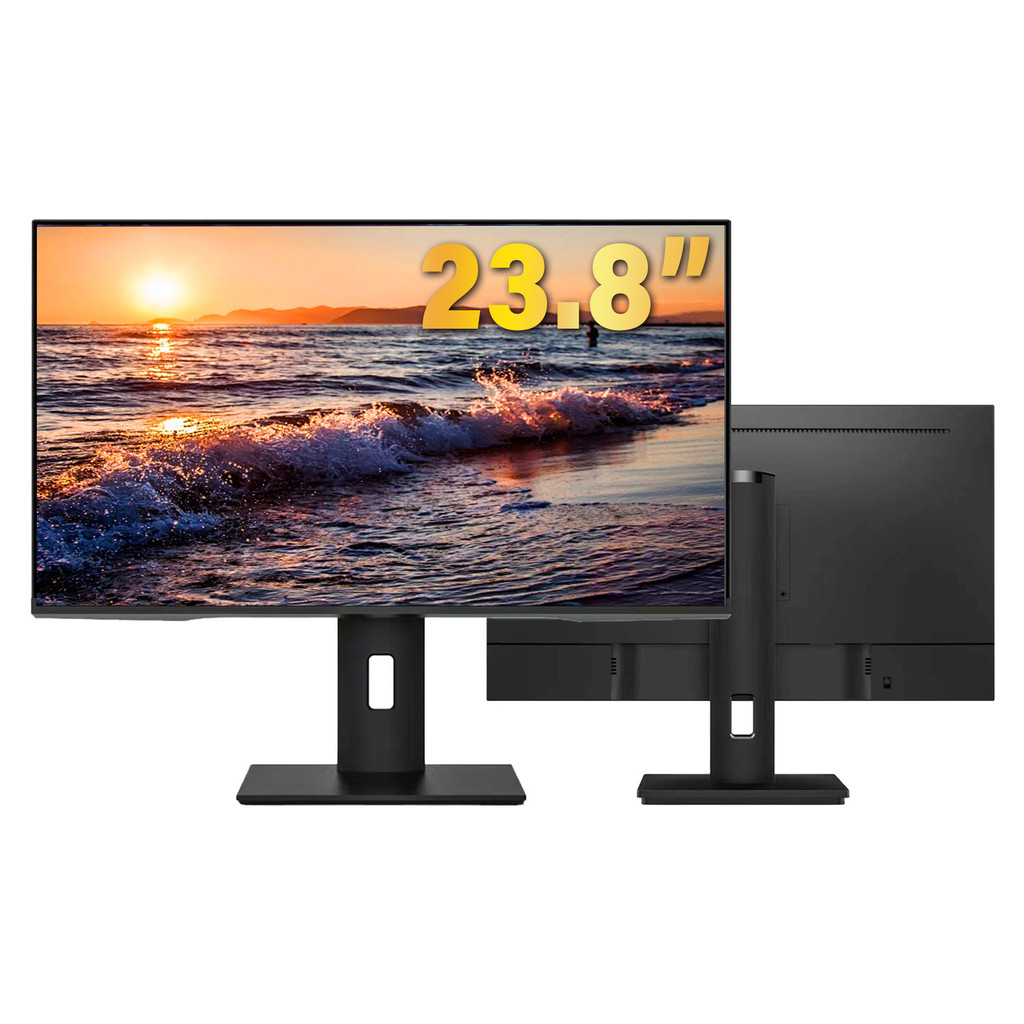 23.8-inch 1920 × 1080 high-definition LCD HDMI computer monitor with multifunctional VGA touch displ