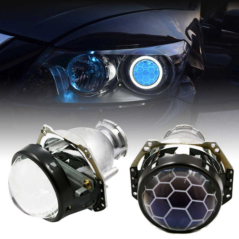 々 3.0 Inch Honeycomb 3R G5 Bi Projector Lens Full Metal D1s D2s D3s D4s Hid Xenon Kit Car Headli
