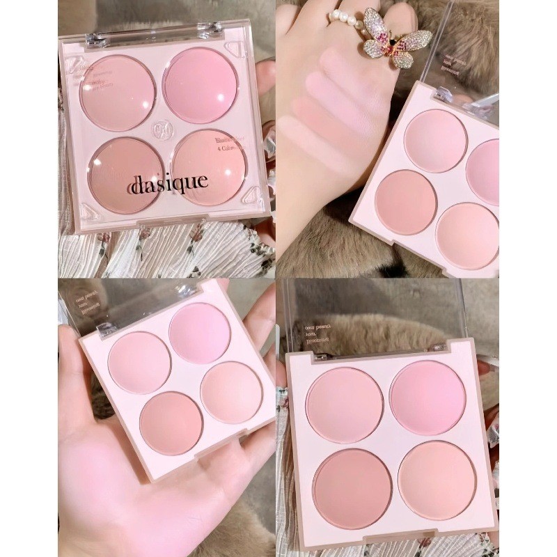 เกาหลี dasique สี ่ สี Blush, Brighten Skin Tone, High Gloss Contouring Blush, Long Color Rendering