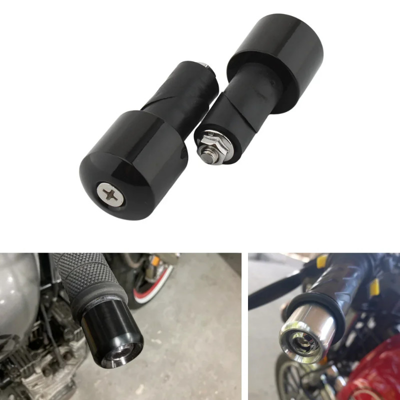 VMAX1200 รถจักรยานยนต์ Handlebars Grips End Plug Bar Ends Handlebars Caps สําหรับ Yamaha VMAX450 VMA