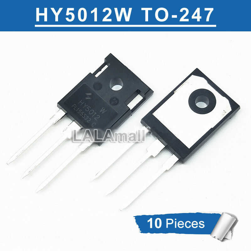❤ 10Pcs Hy5012w To-247 Hy5012 To247 N-Channel 300A/125V MOSFET ทรานซิสเตอร์ใหม่แบบดั้งเดิม