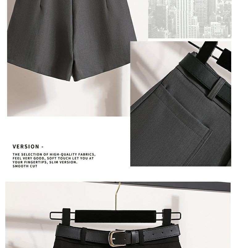 กางเกงขาสั้นสำหรับผู้หญิง ทรงกว้าง ใส่สบาย ในฤดูร้อน - รูปที่ 5