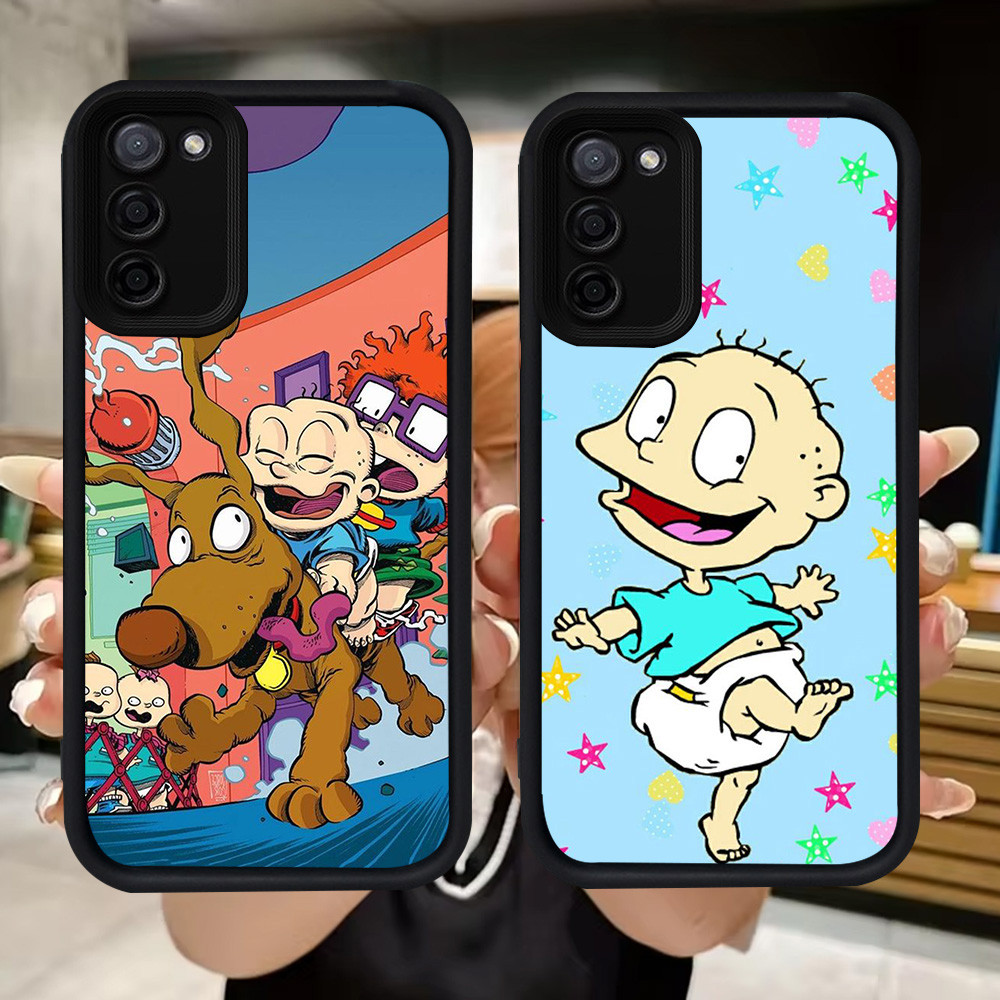 Q10 Rugrats soft Casing สําหรับ Samsung A02 J4 M02 A03S A71 A31 A02S J6 Plus M02S A51 A03 Core F02S