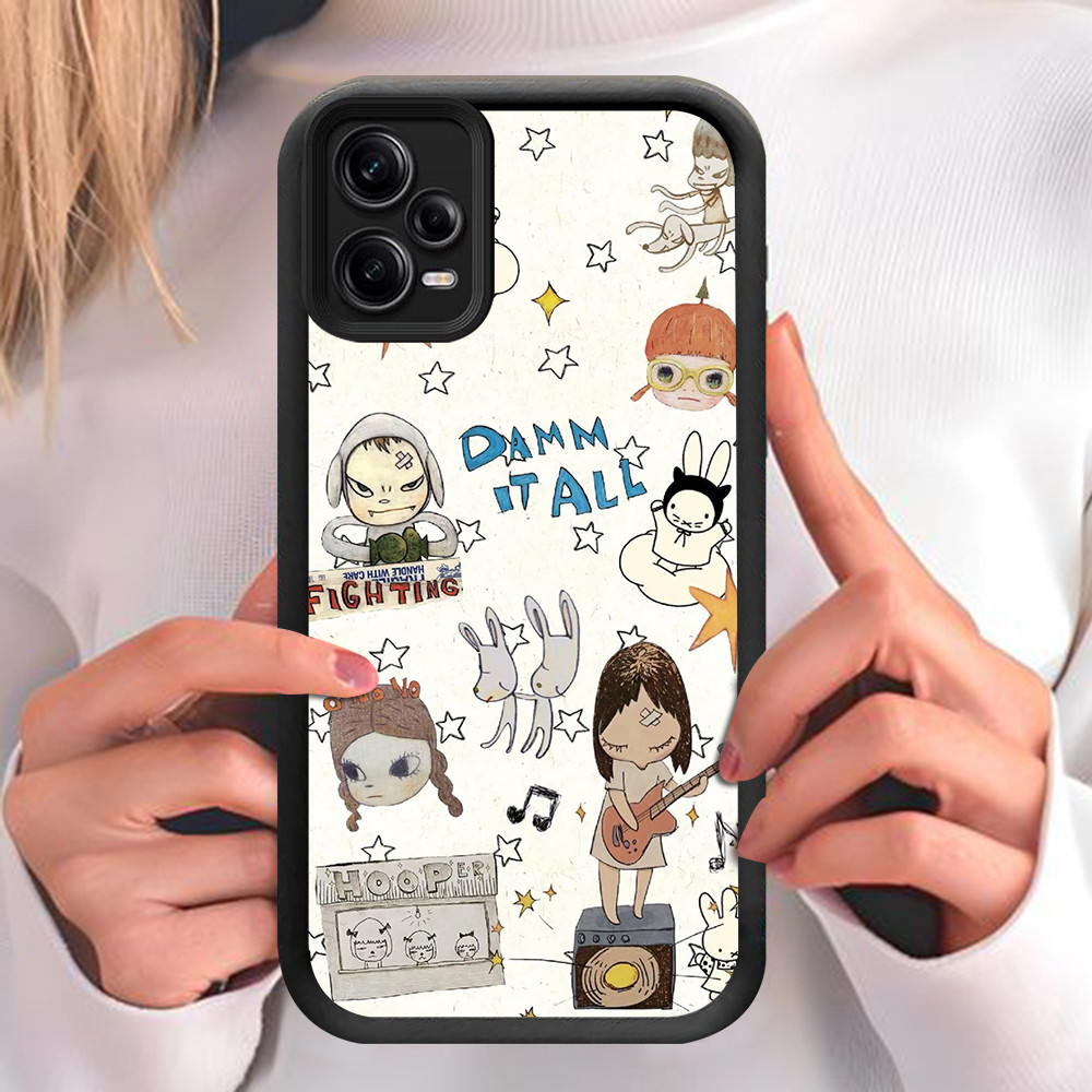 NA-104 Y-Yoshitomo Nara ปลอกกันกระแทกสําหรับ Xiaomi Redmi หมายเหตุ Turbo 3 12 POCO X5 F5 F6