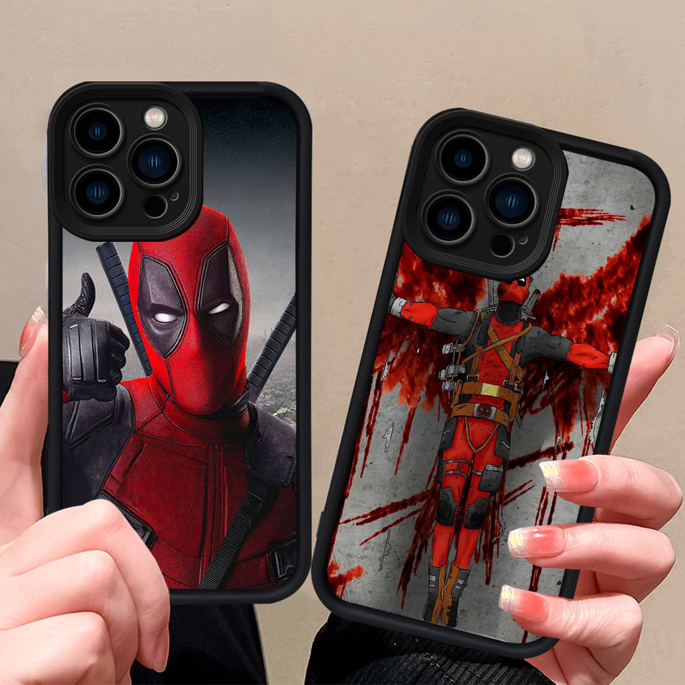 R95 Deadpool เคส iPhone 13 14 Plus Pro Max