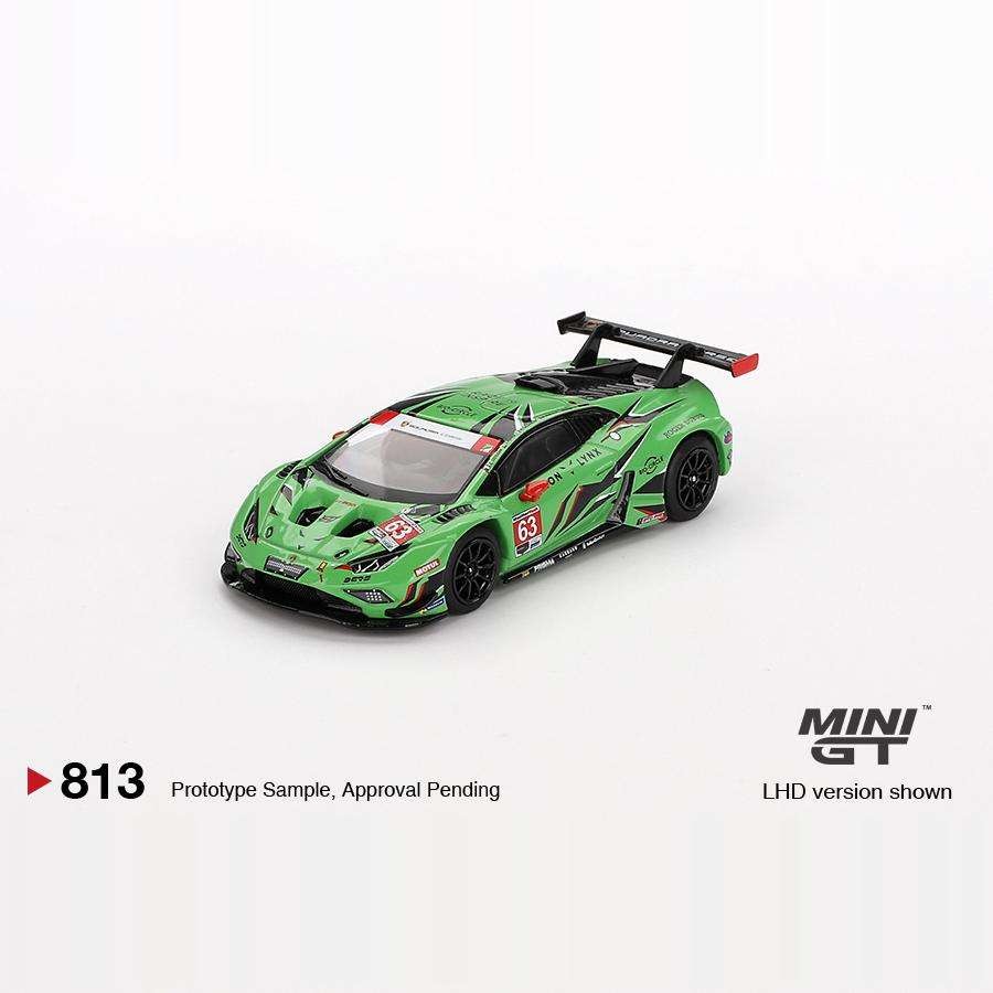 พร้อมส่ง MINIGT Lamborghini Huracan GT3 EVO2 Detona Car Model 813 Out of Print Car Model